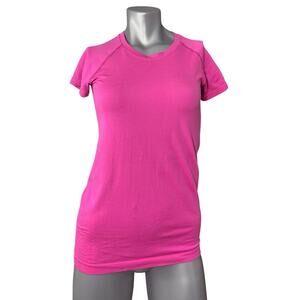Lululemon Swiftly Tech Short Sleeve 2.0 Hip Length Sonic Pink Size 6 Sportswear